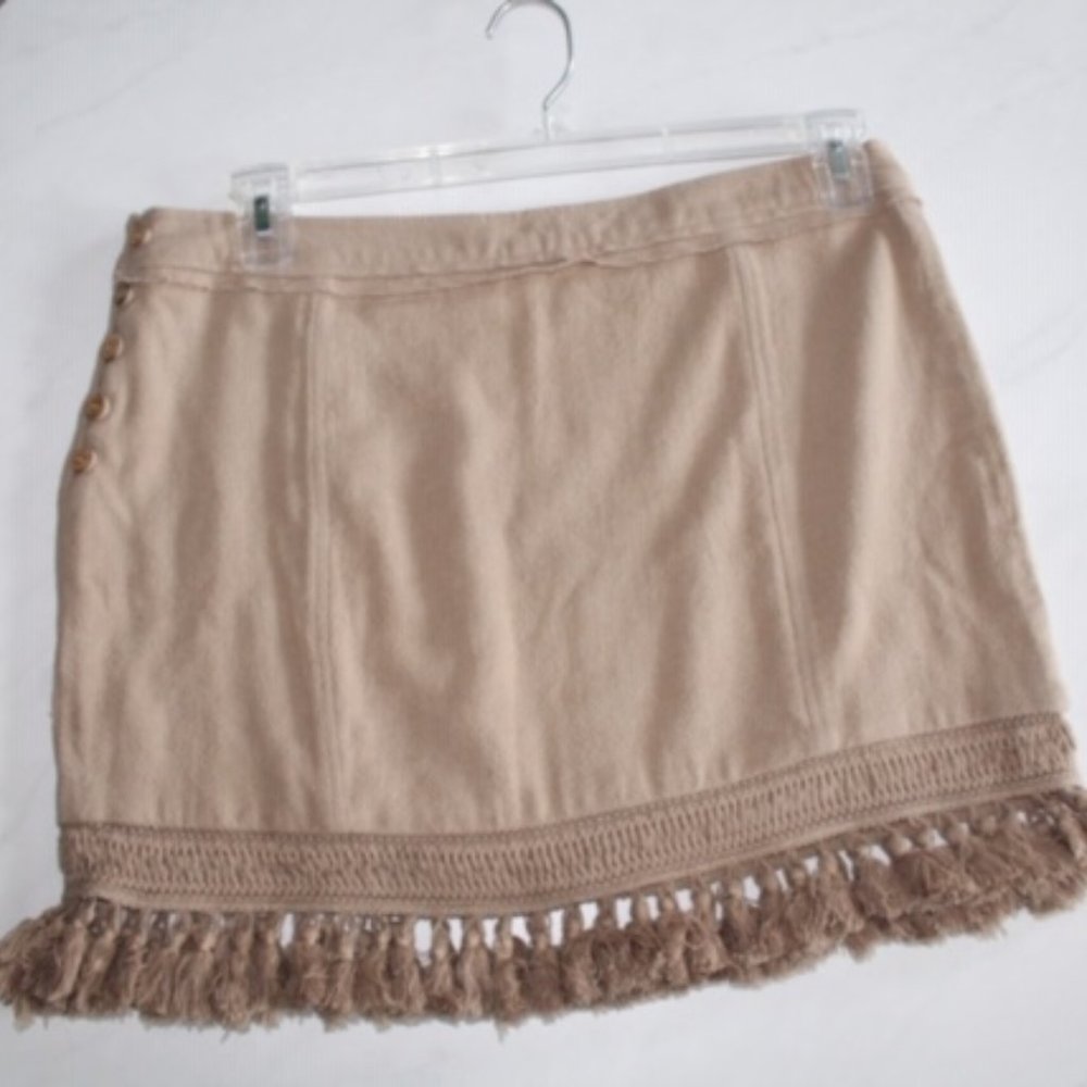 Free People Fringe Skirt